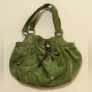 Lucky Brand Green Leather Handbag